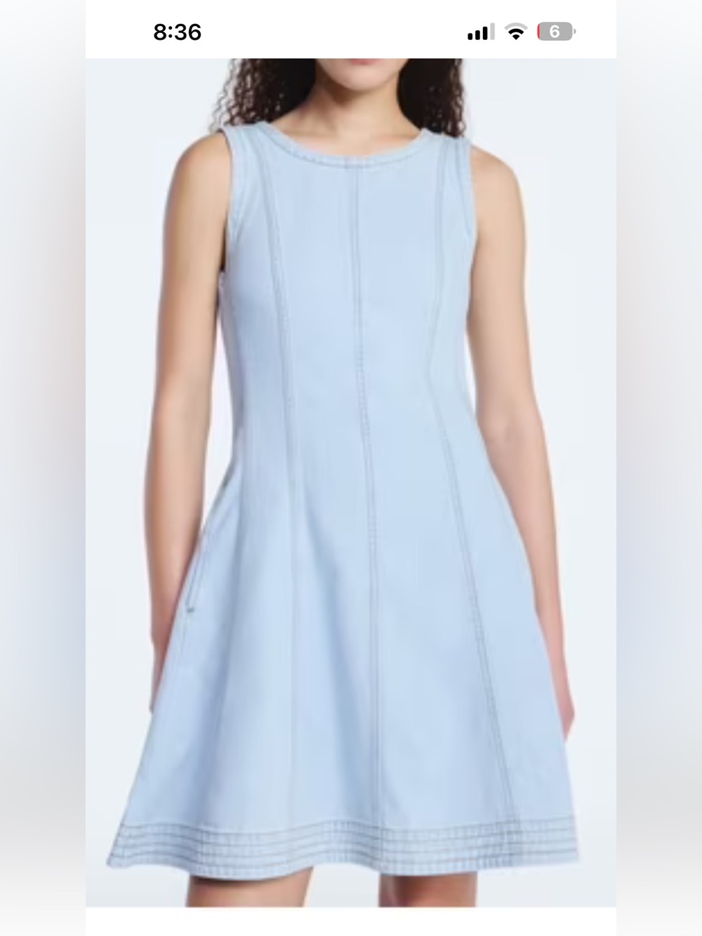 Denim-Style dress
